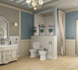 Bathroom Design In Provence Style Photo