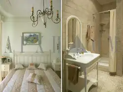 Bathroom design in Provence style photo