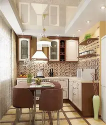 Kitchen interior design in apartment inexpensive photo