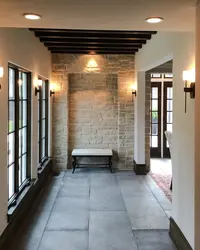 Hallway furniture in loft style photo