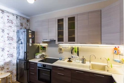 Kitchen black bottom light top photo