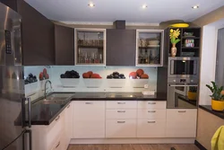 Kitchen Black Bottom Light Top Photo