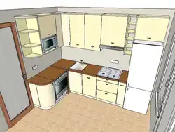 Дизайн кухни 3 70 на 3