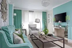 Qonaq otağının interyerində firuzə ilə hansı rəng uyğun gəlir?
