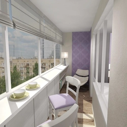 Loggia interior 6 meters