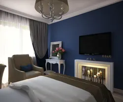 Телевизор в интерьере спальни фото