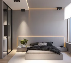 Bedroom design lighting photo