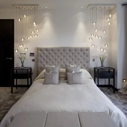 Bedroom design lighting photo