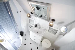 Hamam dizayn foto kiçik sahəsi