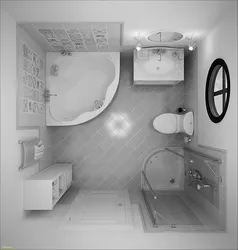 Bath design photo small area