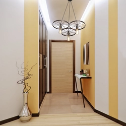Renovation of a small hallway design in an apartment photo