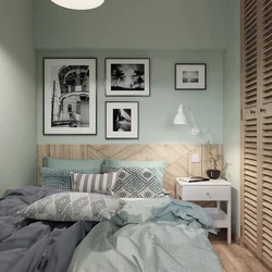 Bedroom design in Scandinavian style photo