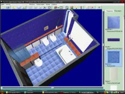 3D ванна бөлмесінің дизайны