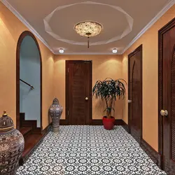 Interior hallway in a country house photo