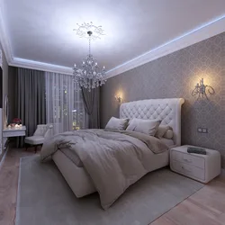 Yotoqxonaning ichki qismi 12 m2 zamonaviy uslubda