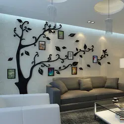 Qonaq otağının fotoşəkilində divarları necə bəzəmək olar