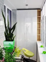 Wardrobe on the loggia photo modern