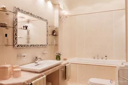 Bathroom design beige photos