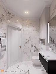 Marble bathtub tile design photo