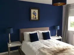 Photo of painted walls in the bedroom photo