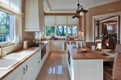 How to furnish a kitchen in a house photo
