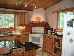 How to furnish a kitchen in a house photo