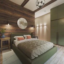 Original wall design in the bedroom