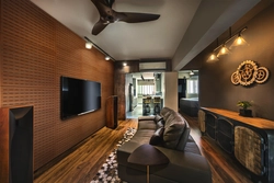 Apartment finishing design in a modern style photo