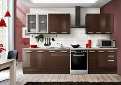 Wenge color furniture photo kitchen