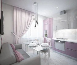 Pink kitchen photo design