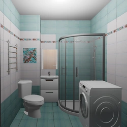 Photo of tile layout in the bathroom