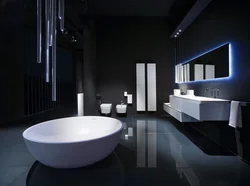 Bathtub in high-tech style photo