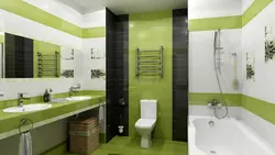 Tiles in a standard bathroom photo