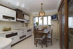 TV in the kitchen where to place a photo