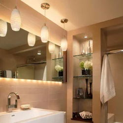 Bathroom shelf design