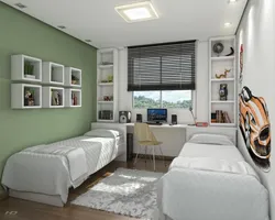 Bedroom design for 2 teenagers
