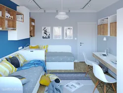 Дызайн Спальні Для 2 Падлеткаў