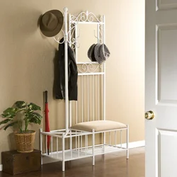 Modern design of hangers in the hallway