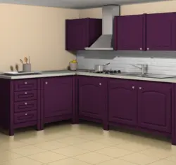 Кухни Дизайн Баклажан