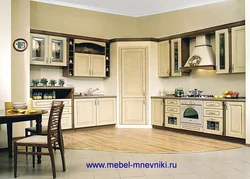 Сочетание цвета в интерьере кухни слоновая кость