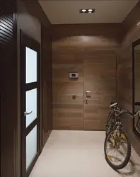 How to cover the walls with laminate in the hallway photo