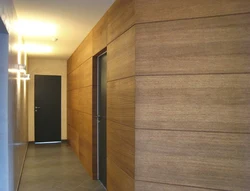 Як абшаляваць сцены ламінатам у пярэднім пакоі.