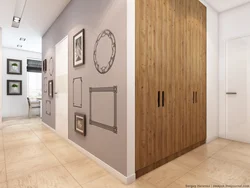 How to cover the walls with laminate in the hallway photo