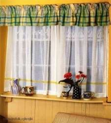 Sew beautiful curtains for the kitchen photo