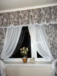 Sew beautiful curtains for the kitchen photo