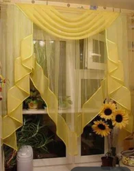 Sew beautiful curtains for the kitchen photo