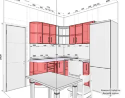 Малагабарытныя Кухні 5 Кв Дызайн З Газавай