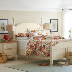 Country bedroom interior