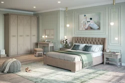Country bedroom interior
