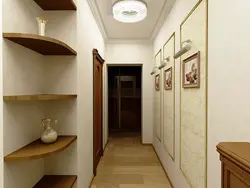 Hallway For A Narrow Corridor Design Photo Wallpaper